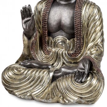 Buddha 25 cm handbemalt Sitzhaltung 772978 formano