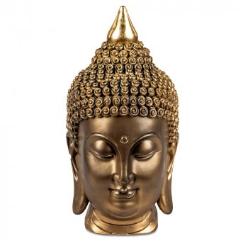 Büste Buddha 34 cm Klassik-Gold formano