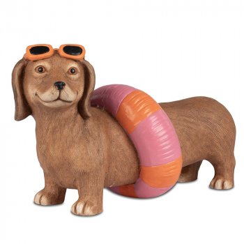 Dackel 45 cm handbemalt wetterfest 707093 formano