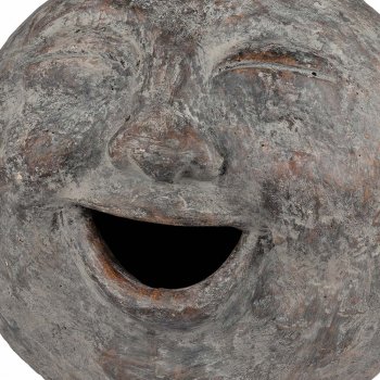 Preview: Detailansicht Deko-Kopf 45 cm Mondgesicht wetterfest 704863 formano