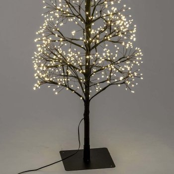 Preview: Fuß von der Deko-Tanne 100 cm schwarz 1000 LED 635822 formano