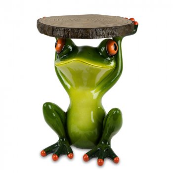 Deko-Tisch Frosch 44 cm hellgrün formano