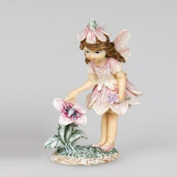 Figur D Mini-Elfe mit Blume Pastellfarben 794048 formano
