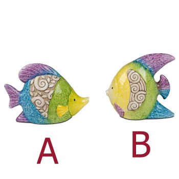 Fisch 14 cm Sommerfarben Keramik 705808 formano