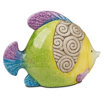 Fisch A 20 cm Sommerfarben Keramik 705815 formano