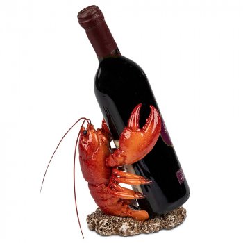 Flaschenhalter Hummer 18 cm handbemalt 768148 formano