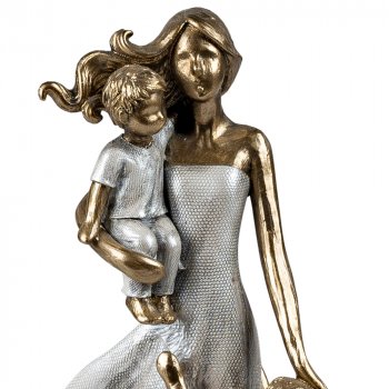 Mutter mit Tochter Gold-Metallic 736208 formano