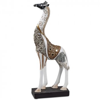 Giraffe 34 cm Luxor-creme mit Spiegel-Elementen 756718 formano