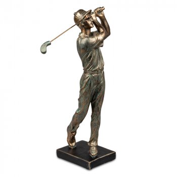 Golfspieler 26 cm Bronzefarben 784483 formano