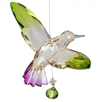 Hänger Kolibri 18 cm blau-grün-pink Acryl 606204 formano