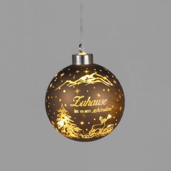 Hänger-Kugel 10 cm Zuhause ist es LED-Licht 896575 formano