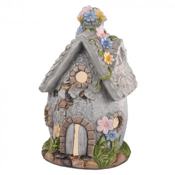 Haus 40 cm mit Solar-Licht wetterfest 702340 formano