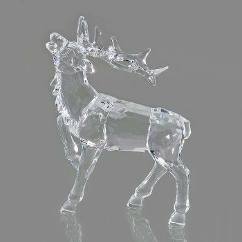 Figur B Hirsch Acryl klar 678263 formano