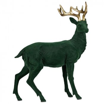 Preview: Hirsch stehend grün Trend X'mas A 751287 formano