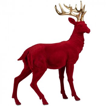 Preview: Hirsch stehend rot Trend X'mas A 751270 formano