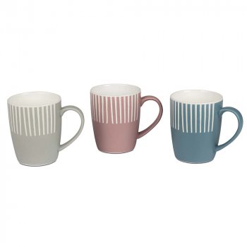 Preview: Kaffeebecher Stripes 8,5 cm Porzellan 779854 formano