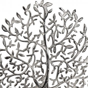 Detailansicht Lebensbaum 38 cm Aluminium 509079 formano