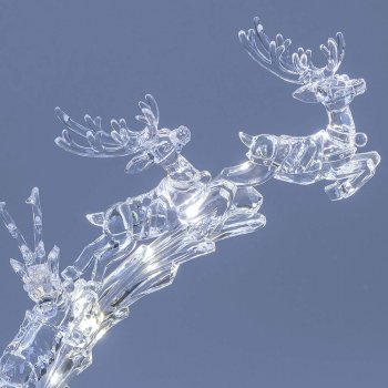 Preview: Detailansicht Rentiere Acryl LED-Licht 678119 formano