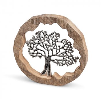 Ring mit Lebensbaum 30 cm im Mango-Holz 509802 formano