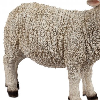 Preview: Körper vom Schaf stehend 42 cm handbemalt 732576 Ostern formano