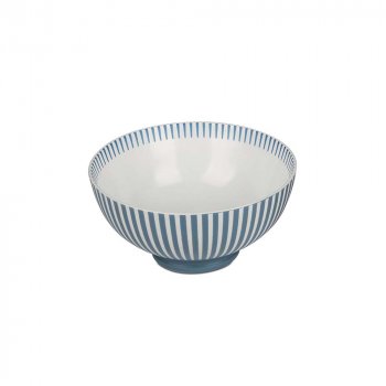 Schale 12 cm Stripes blau Porzellan 779793 formano