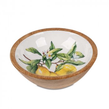 Schale rund 18 cm Mango-Holz 618702 formano