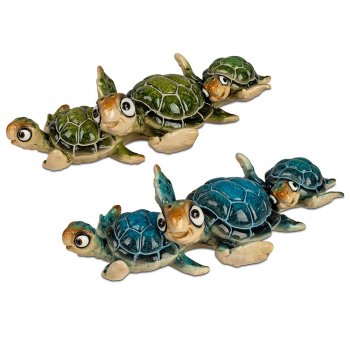 Schildkröte 21 cm Harry Familie glänzend handbemalt 711571 formano