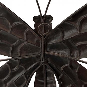 Wanddeko Schmetterling 48 cm mit Öse Metall 554895 formano