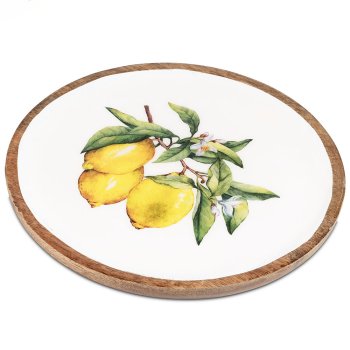 Teller rund 25 cm Mango-Holz 618863 formano