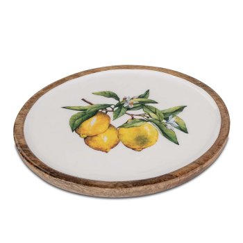 Teller rund 20 cm Mango-Holz 618733 formano