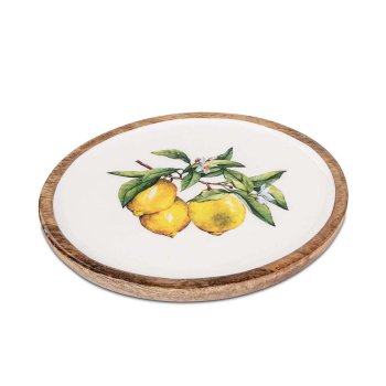Teller rund 20 cm Mango-Holz 618733 formano