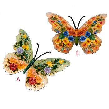 Wanddeko Schmetterling 33 cm Metall 552532 formano
