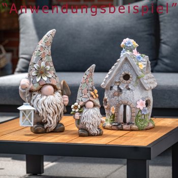 Preview: Detailansicht Deko-Kopf 52 cm Mondgesicht wetterfest 704870 formano