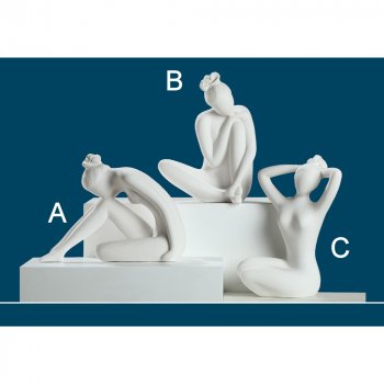 Skulptur Francis Figur Aparte Schönheit A, B oder C Keramik 30950 Gilde