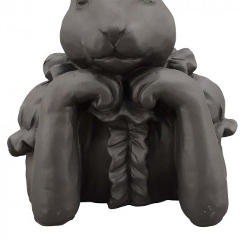 Preview: Aufgestütze Arme Hasenbüste ZONDA 29 cm schwarz 261108 Exner