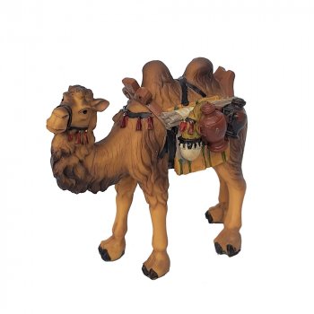 Vorderseite Kamel mit Gepäck Krippenfigur Zubehör dekoprojekt