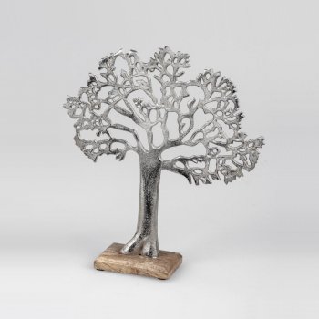 Lebens-Baum 35 cm auf Mango-Holz Sockel 529978 formano