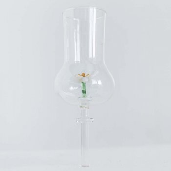 Steckstamperl mit Frucht Edelweiß 16,5 cm Mundgeblasen 99102 Diogenes