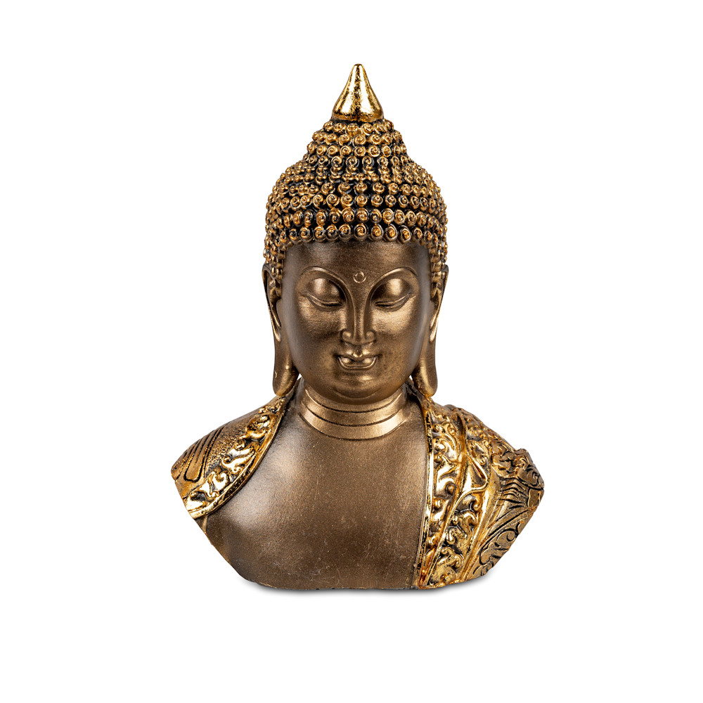 Büste Buddha 18 cm Klassik-Gold 769077 formano