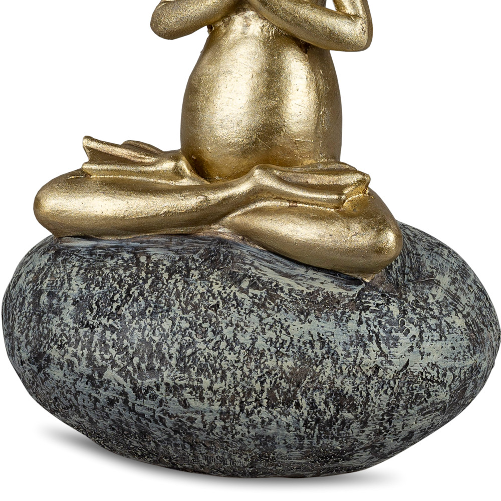 Frosch Yoga 19 cm Korber Geschenke 736338 formano | gold