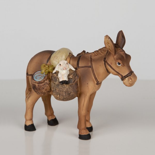 Esel mit Schaf Krippenfigur K507-24 dekoprojekt