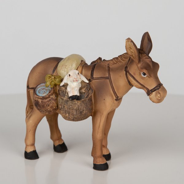 Esel mit Schaf Krippenfigur K507-25 dekoprojekt