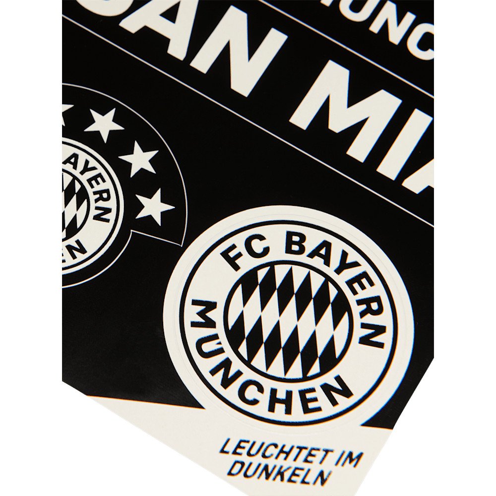 Leuchtaufkleber 7 er Set leuchtet im Dunkeln 28903 FC Bayern München