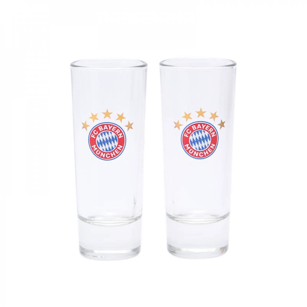 Schnapsglas 2er Set Fanartikel 28686 FC Bayern München