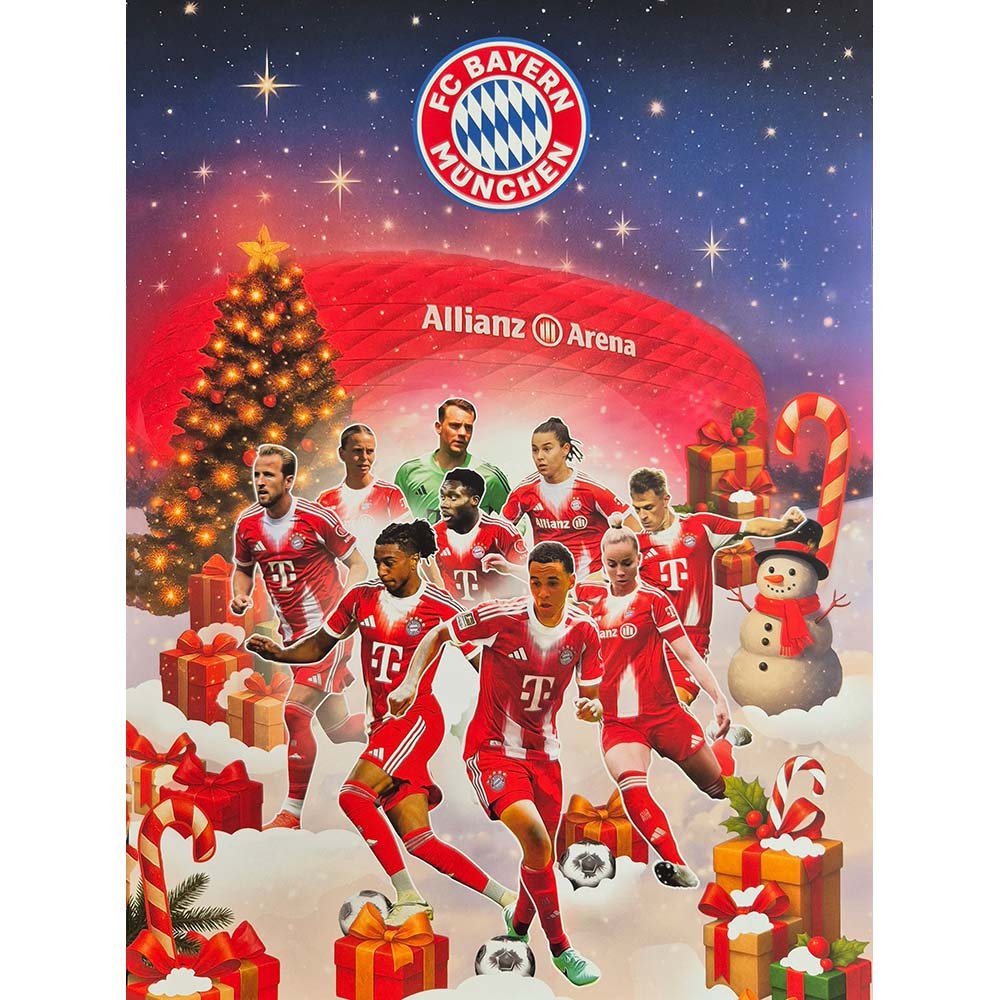 Poster Schoko Adventskalender 2025 53963 50407 FC Bayern München