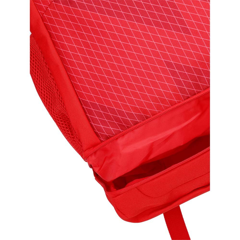 Detailansicht Reißverschluss Schulrucksack Unisex rot Logo 53255 FC Bayern München