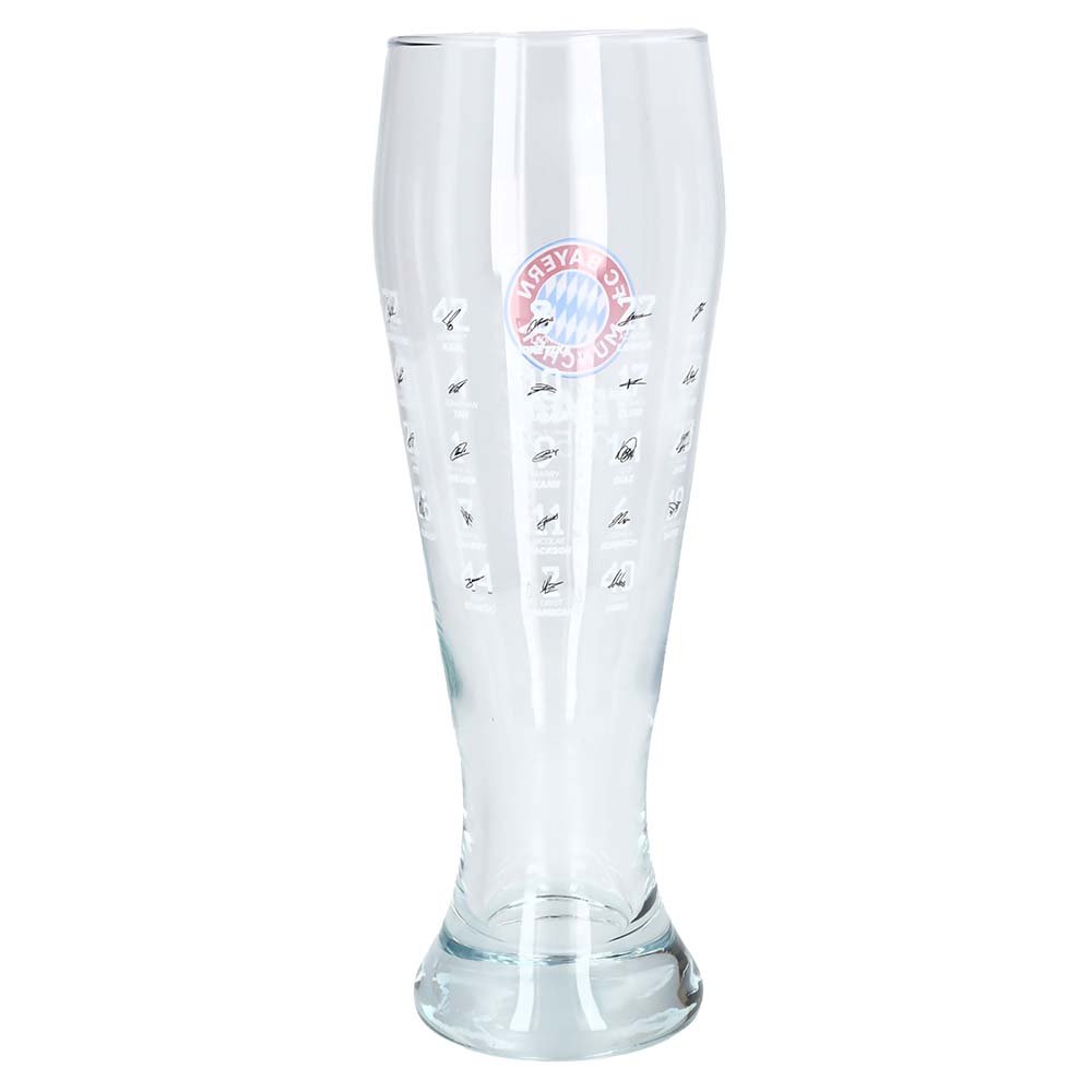 Rückseite Weißbierglas Signature 2025/26 54731 FC Bayern München