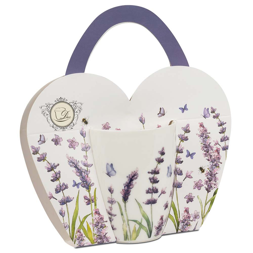 Geschenktasche für Becher Classic Lavender 360 ml Porzellan 288400 DUO