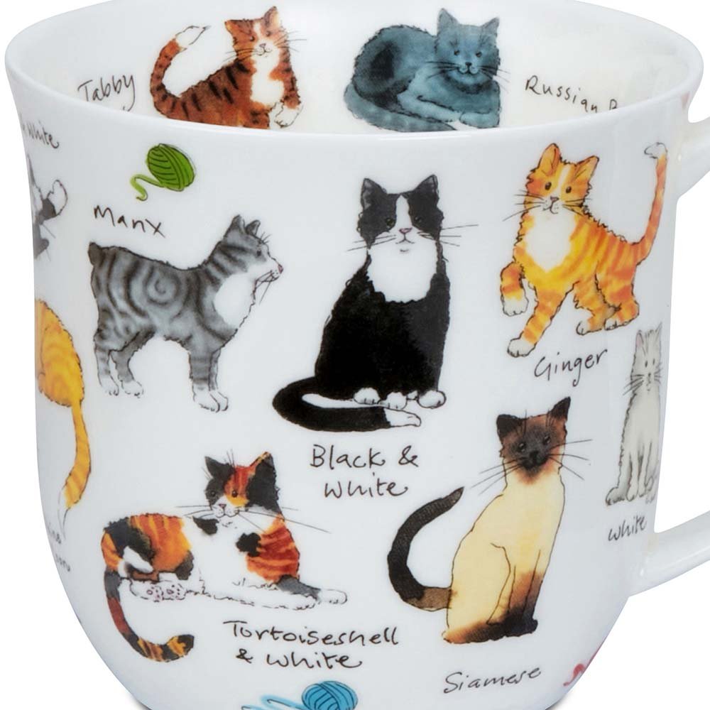 Detailansicht Becher Cat Breeds 0,45l Porzellan 292025 DUNOON
