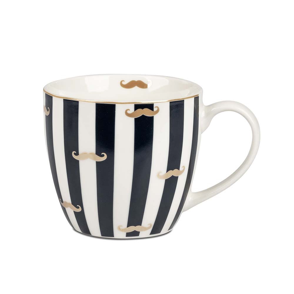 Kaffeebecher Schnurrbart Porzellan 288516 DUO